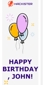 Шаблон email: Промокод ко Дню рождения - мобильная версия