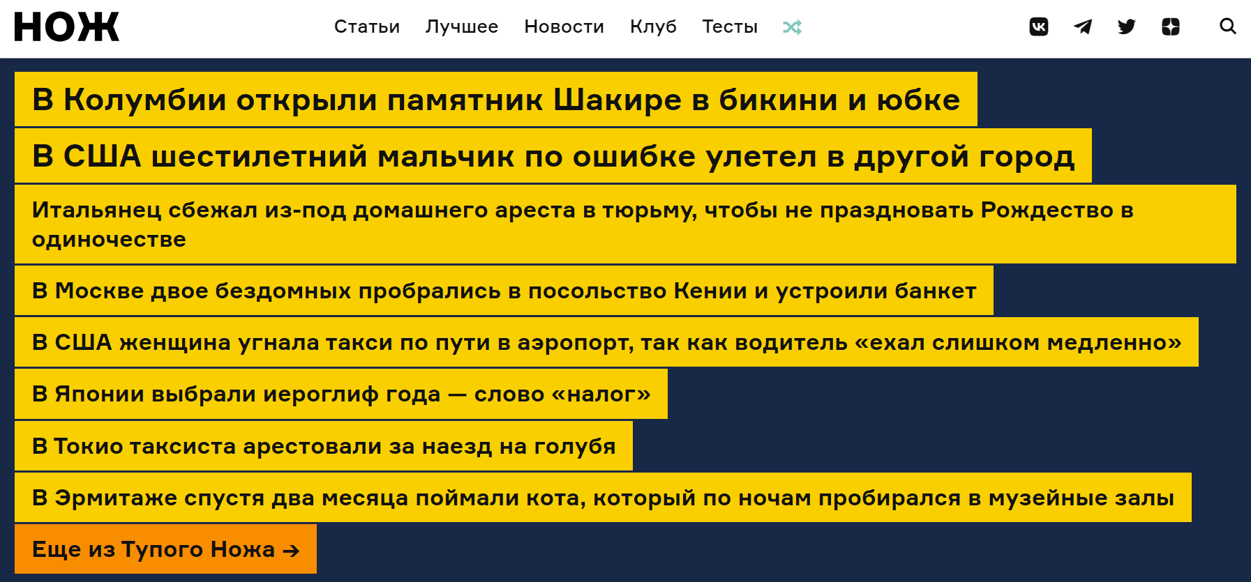 Пояснение темы статей