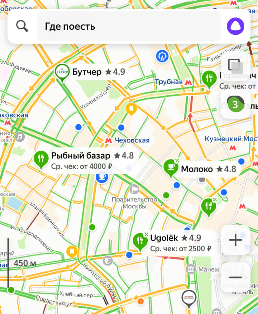 Скриншот из «Яндекс.Карт»