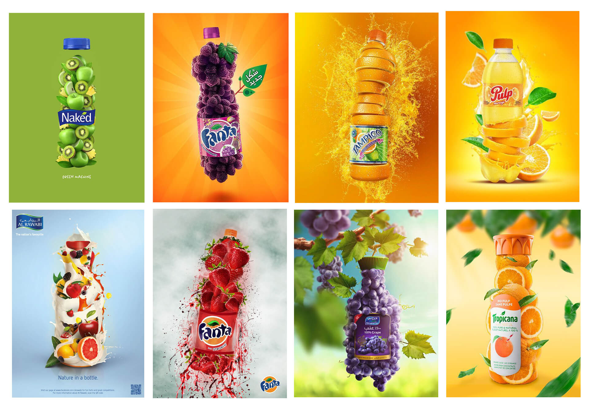 Фотографии из рекламы напитков