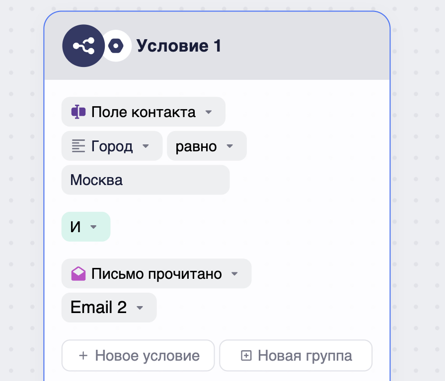 Пример составного условия.