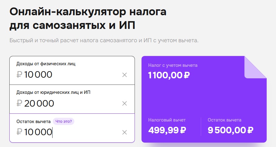 Пример государственной поддержки для самозанятых