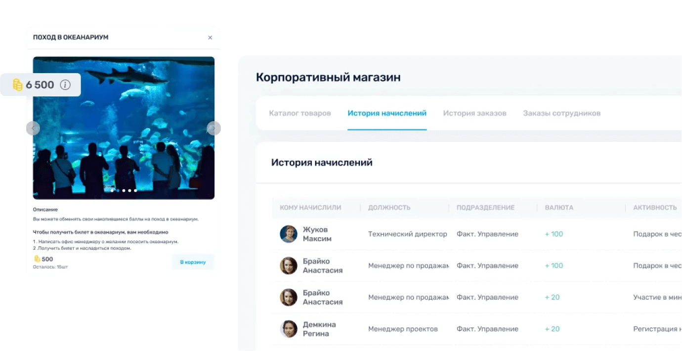 Распределение премий