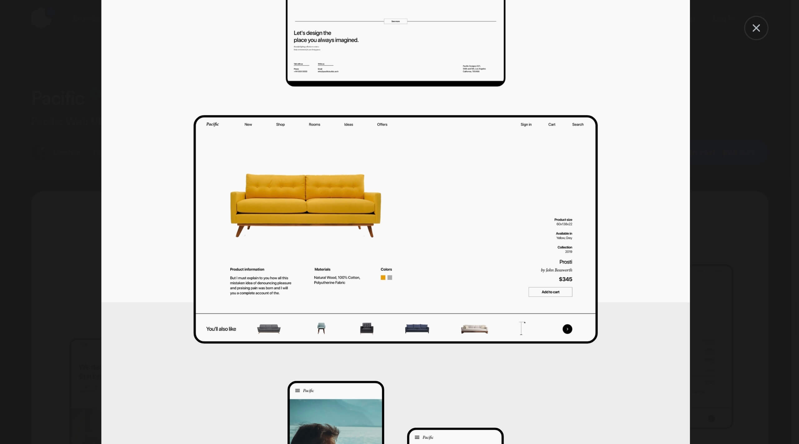 скриншот шаблона карточки товара