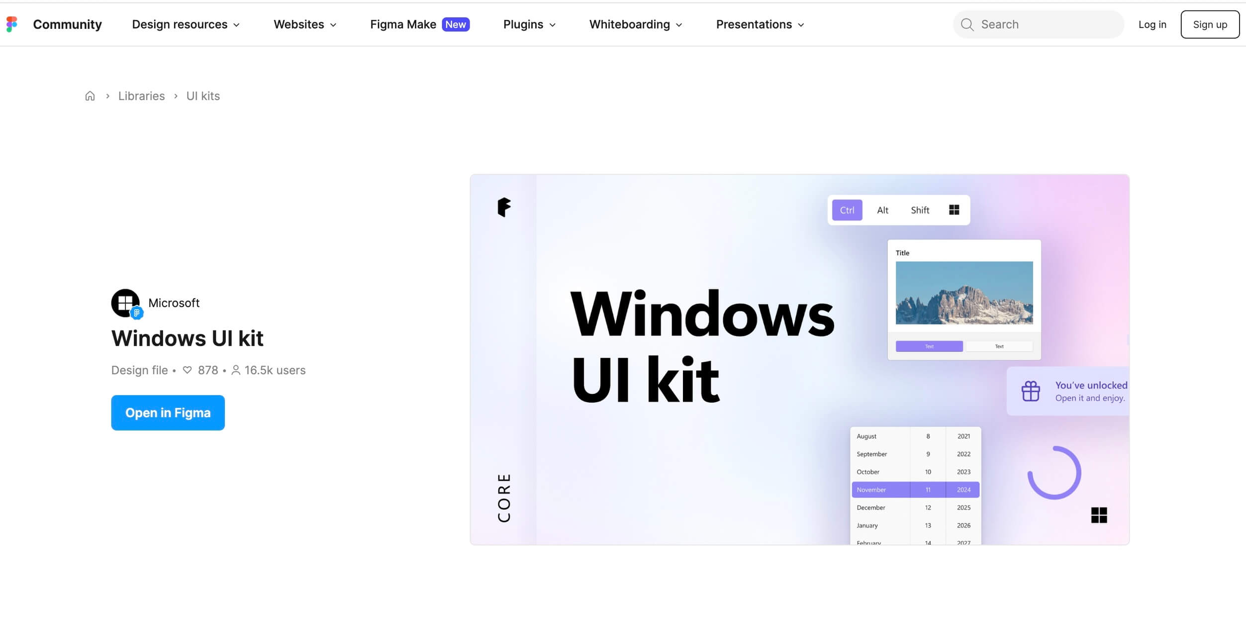скриншот страницы Figma