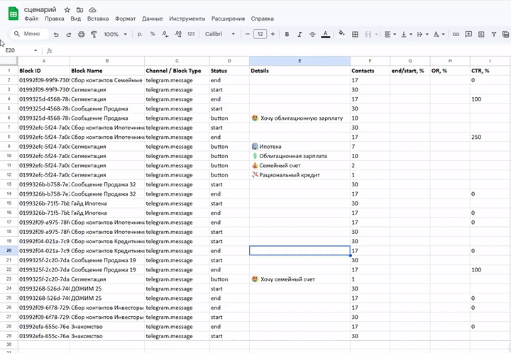 Как работать со статистикой в файле.