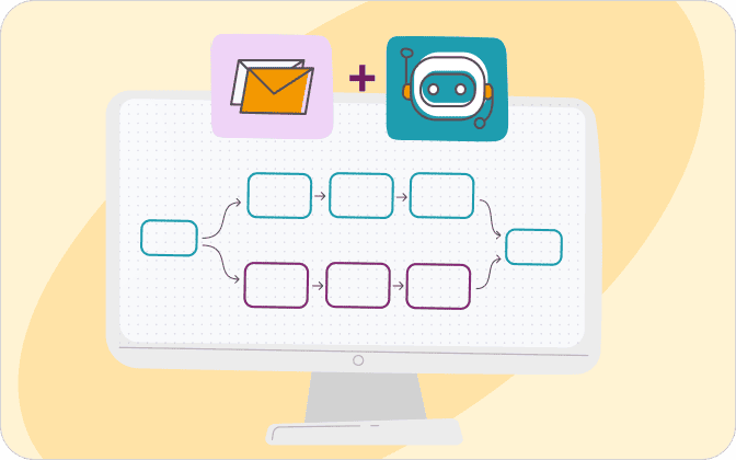 Объедините email и чат-бот