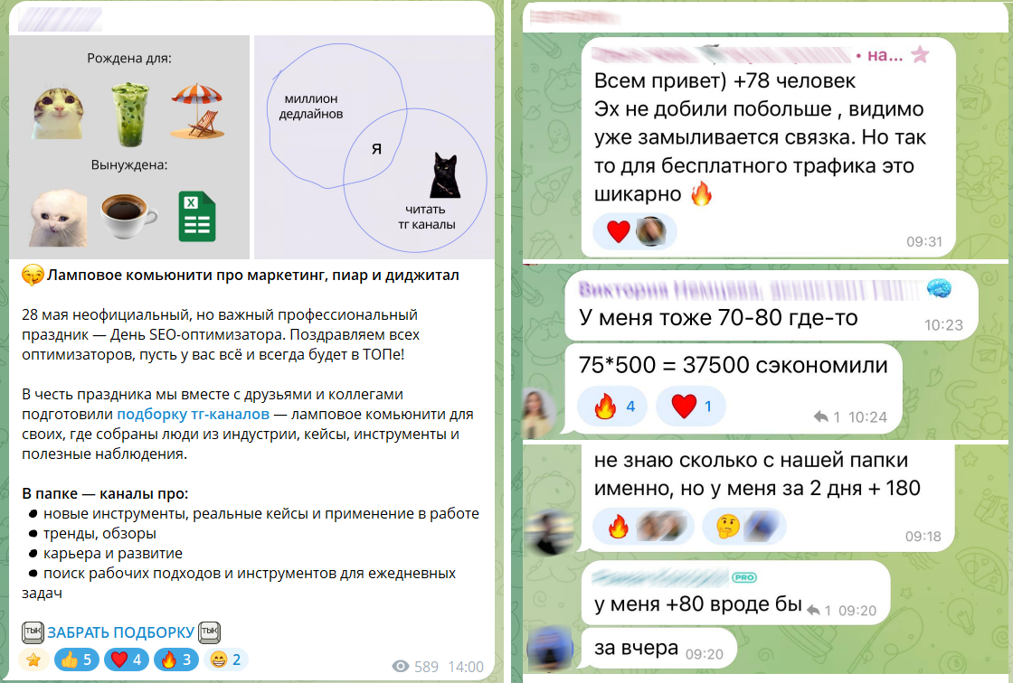 Папки в Telegram